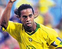 YILDIZLAR KARMASI... Ronaldinho, Brezilyan�n kupadaki en b�y�k kozlar�ndan biri. Ancak o olmasa bile kul�bedeki di�er isimler de kupay� getirebilecek kalitede...