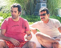 Dostlar�n plaj keyfi