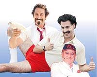Borat, Mahir, Cem Ylmaz ve 'Sava Abi'