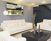 Mobilyay� kad�n se�iyor tan�d�k ma�azaya gidiyor