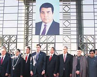Trkmenistann yeni Devlet Bakan Berdimuhammedovun yemin trenine Erdoan da katld.