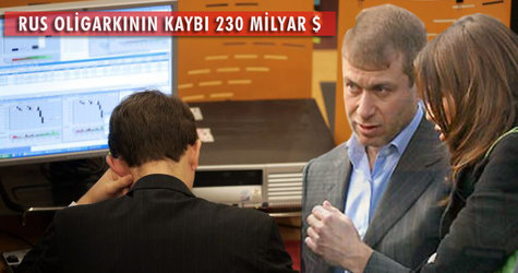 Abramovi�'in 20 milyar $'� buhar oldu