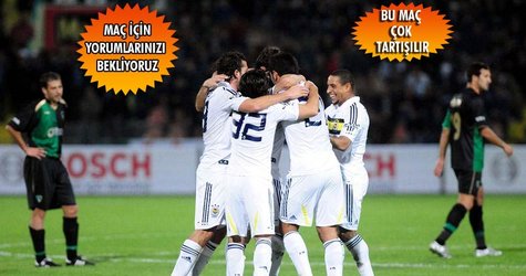 Fenerbahe'yi hakem kurtard