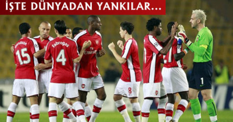 Arsenal Fener'i tepeledi