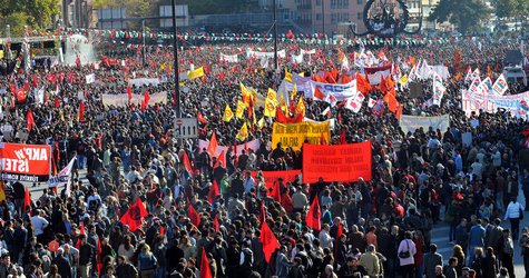 Ankara'da Alevi-Bektai mitingi