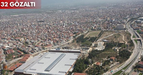 Bursa'da dev operasyon