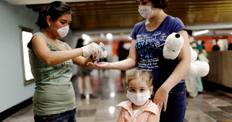 Gribe kar�� 3 milyon maske